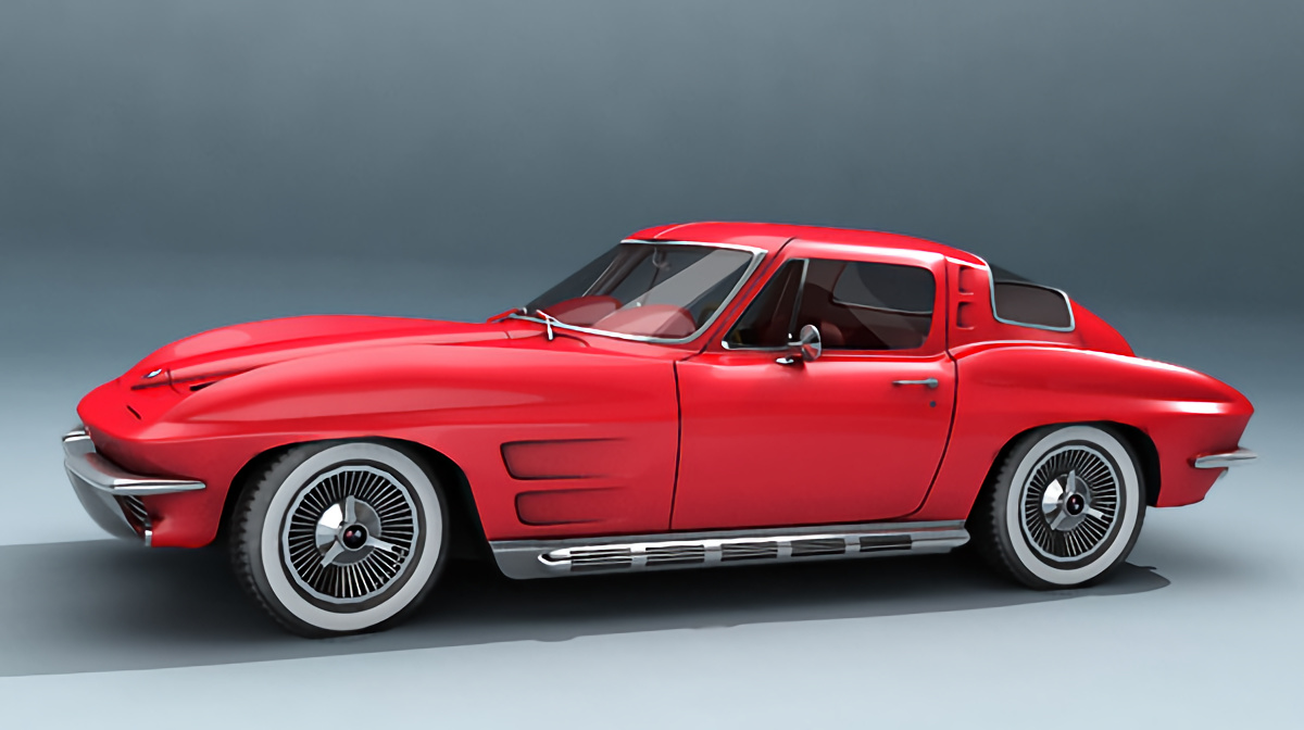 Corvette Generations/C2/C2 1964 Red Stingray 03.jpg